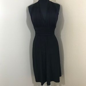 Evan Picone Black Fit and Flare Dress. Size 8P.